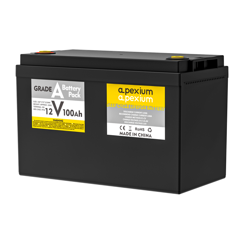 (China stocks) 12V 100Ah Lifepo4 battery pack with BMS