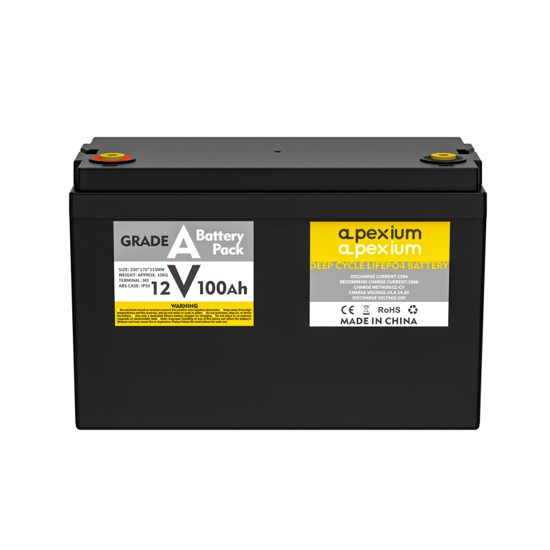 (China stocks) 12V 100Ah Lifepo4 battery pack with BMS