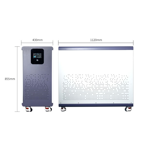 (China stocks) 51.2V 900Ah 46KWh Moveable Battery pack with 200A BMS and touch screen