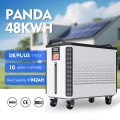 USA stocks PANDA 51.2V 942Ah 48KWh Moveable Battery pack With 300A BMS and 300A DC breaker