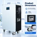 USA stocks 51.2V 300Ah 16KWh wall mounted moveable Battery pack with 200A BMS and touch screen WIFI/Bluetooth USA stocks 51.2V 300Ah 16KWh wall mounted moveable Battery pack with 200A BMS and touch screen WIFI/Bluetooth