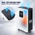 USA stocks 51.2V 300Ah 16KWh wall mounted moveable Battery pack with 200A BMS and touch screen WIFI/Bluetooth USA stocks 51.2V 300Ah 16KWh wall mounted moveable Battery pack with 200A BMS and touch screen WIFI/Bluetooth