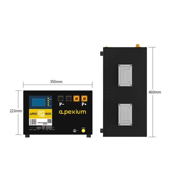 (China stocks) Apexium stackable 48V DIY 105 kits with 100A BMS