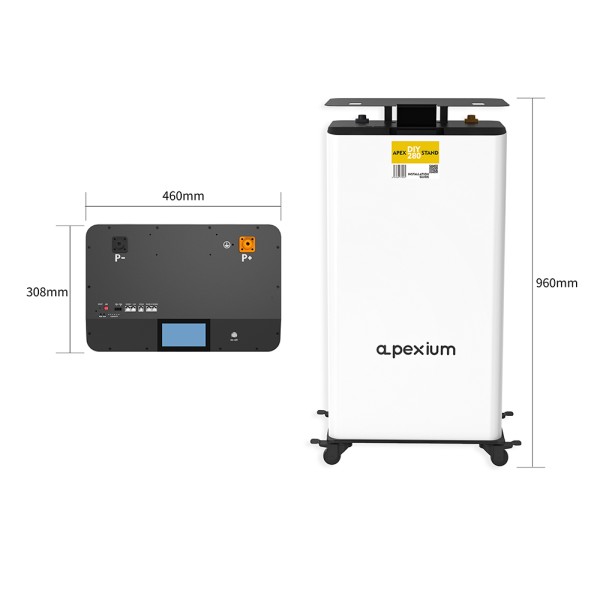 (China stocks) Apexium Stand V2 48V DIY 280/304 kits with JK PB2A16S20P BMS