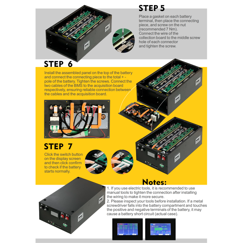USA stocks Newest stackable 48V DIY 280 304 314 kits with 200A JK BMS M8 terminals DC breaker