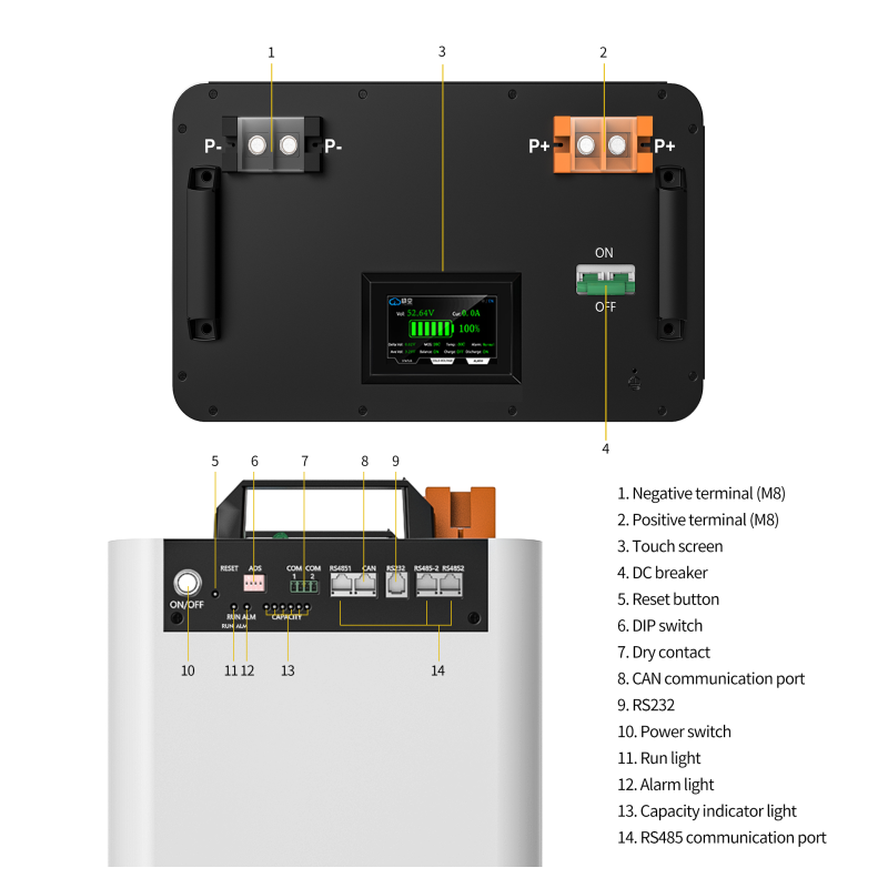 (China stocks) Apexium Stand V3 48V DIY 280/304 kits with JK PB2A16S20P V19 BMS and DC breaker
