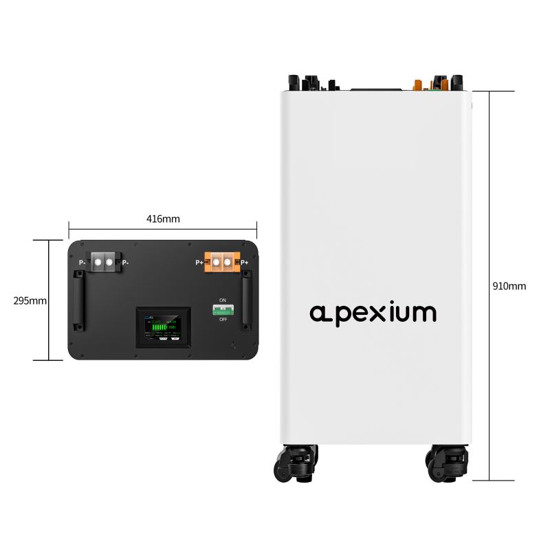 (China stocks) Apexium Stand V3 48V DIY 280/304 kits with JK PB2A16S20P V19 BMS and DC breaker