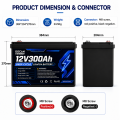 us stock 12.8v 300ah lifepo4 battery pack jbd 4s 200a bms lcd bluetooth