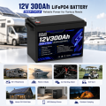 us stock 12.8v 300ah lifepo4 battery pack jbd 4s 200a bms lcd bluetooth