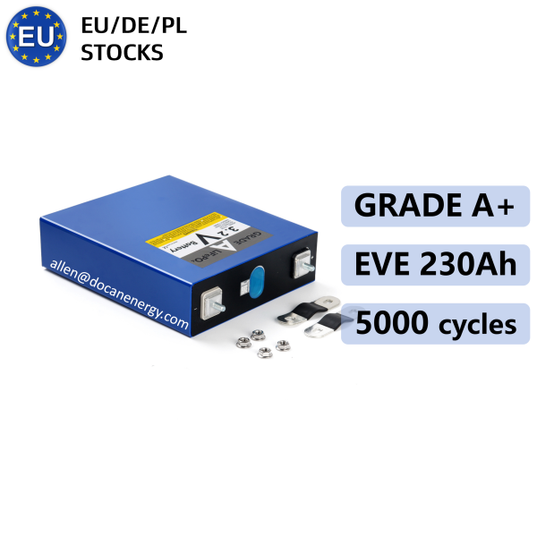 EU stocks EVE LF230 3.2V 230Ah Lifepo4 3.2V Battery Grade A HSEV