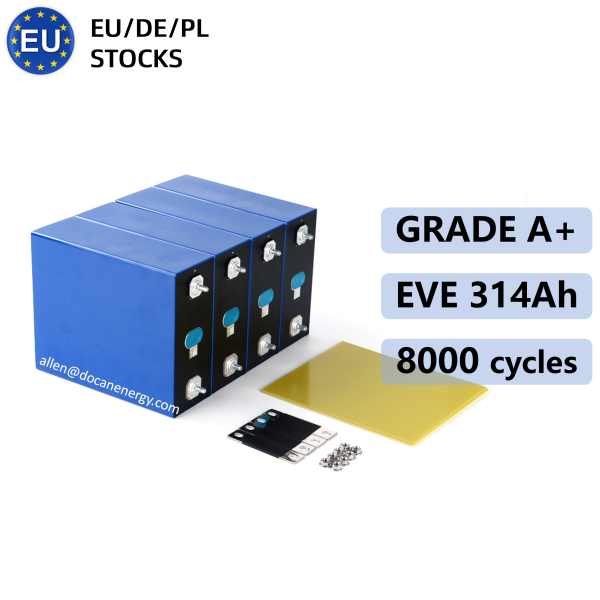 EU stocks EVE MB31 3.2V 314Ah Lifepo4 Battery Grade A HSEV