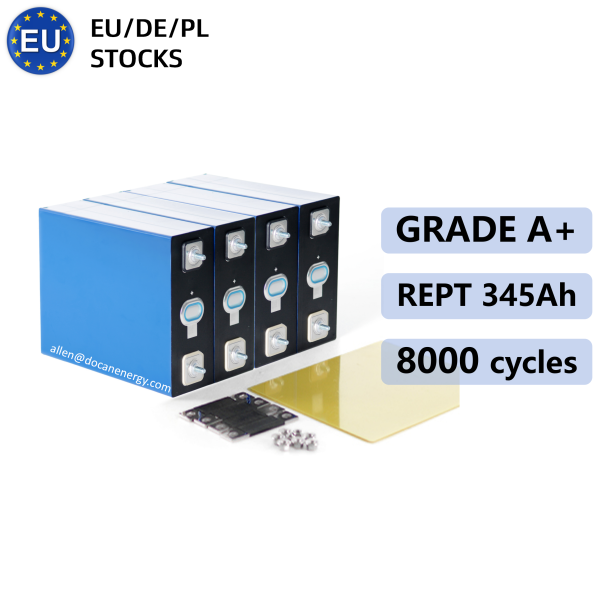 EU stocks REPT 345Ah 3.2V Lifepo4 Battery Grade A 8000 cycles