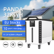 EU stocks PANDA 51.2V 628Ah 32KWh Moveable Battery pack with M8 terminals EU stocks PANDA 51.2V 628Ah 32KWh Moveable Battery pack with M8 terminals