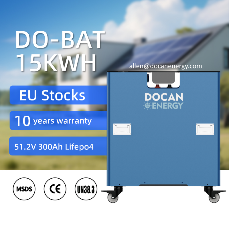 EU stocks DO-BAT 51.2V 300Ah 15KWh moveable Battery pack with WIFI EU stocks DO-BAT 51.2V 300Ah 15KWh moveable Battery pack with WIFI