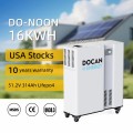 USA stocks DO-NOON 51.2V 314Ah 16KWh moveable Battery pack with WIFI USA stocks DO-NOON 51.2V 314Ah 16KWh moveable Battery pack with WIFI