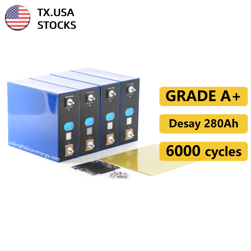 USA stock Desay 280Ah 3.2V Lifepo4 battery Grade A USA stock Desay 280Ah 3.2V Lifepo4 battery Grade A