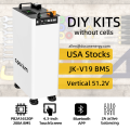 USA stocks Apexium Stand V3 48V DIY 280 304 314 kits with JK PB2A16S20P-V19 BMS DC breaker