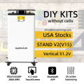 USA stocks Stand V2 51.2V DIY 280/304/314Ah kits with JK PB2A16S20P V15 BMS