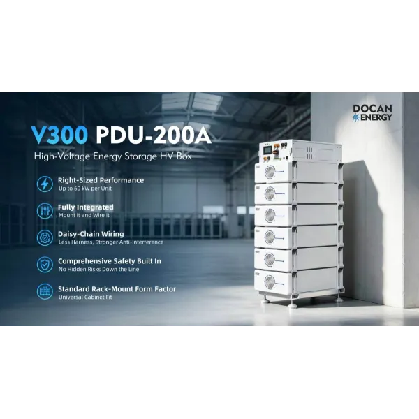 (China stocks) 307V 314Ah 96kWh High Voltage Industrial Energy Storage Battery System
