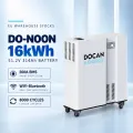 EU 51.2v 300ah lifepo4 battery pack 16kwh do-noon 200a bms wifi docan energy
