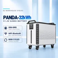 EU stocks PANDA 51.2V 628Ah 32KWh Moveable Battery pack with M8 terminals EU stocks PANDA 51.2V 628Ah 32KWh Moveable Battery pack with M8 terminals