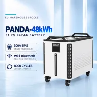 EU stocks PANDA 51.2V 942Ah 48KWh Moveable Battery pack with M8 terminals EU stocks PANDA 51.2V 942Ah 48KWh Moveable Battery pack with M8 terminals