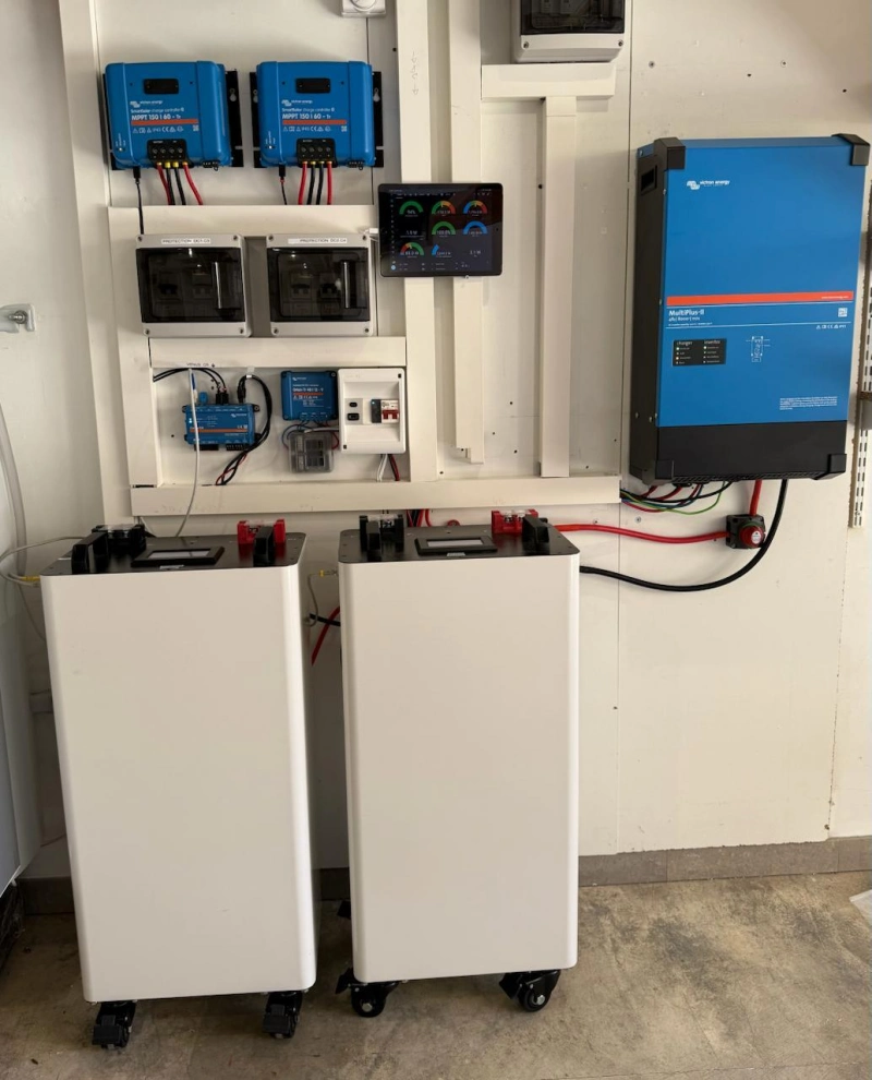 Customer home solar storage system