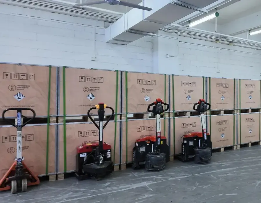 PANDA battery shipping packaging