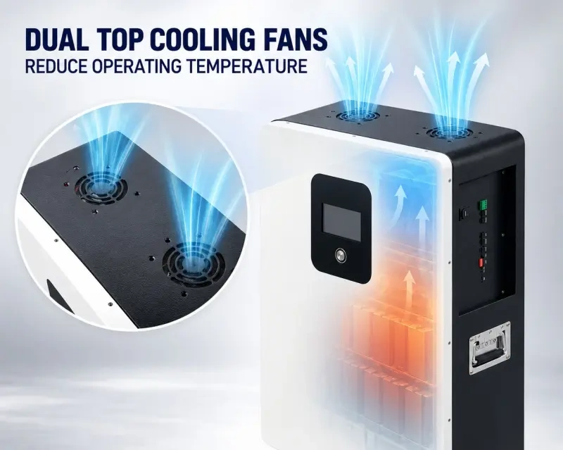 ZZ48300WM top dual fan cooling system